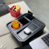 4-in-1 Couch-Organizer mit 10.000 mAh Powerbank & auslaufsicherem Getränkehalter