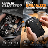 Tactical EDC Organizer Pouch – Compact Waterproof-Resistant Utility Gear Bag