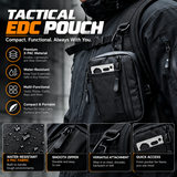 Tactical EDC Organizer Pouch – Compact Waterproof-Resistant Utility Gear Bag