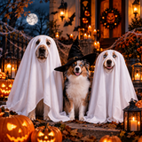 SpookyPup™ Halloween-Geisterkostüm für Hunde