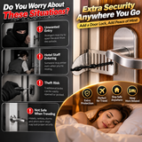Portable Travel Door Lock – Extra Security for Hotels, Airbnb & Solo Travelers