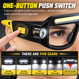 Hands-Free LED Light Glasses – Rechargeable 5-Mode Headlamp for Outdoor Adventures & DIY Work