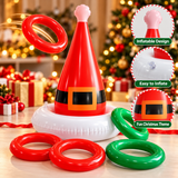 Christmas Inflatable Ring Toss Game – Fun Holiday Party Game for Kids & Family