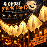 Spooky Glow™ Halloween Ghost String Lights