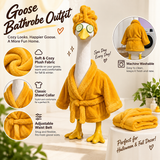 Spa Day Goose Costume – Funny Halloween Porch Goose Bathrobe Outfit
