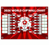 🏆 2026 World Cup Wall Chart – Interactive Match Tracker