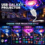 GalaxyGlow™ USB Star Projector – Bring the Universe Home