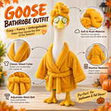 Spa Day Goose Costume – Funny Halloween Porch Goose Bathrobe Outfit