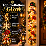 🎄 Glowing Christmas Door Hanger – Light Up Your Home with Holiday Magic
