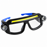 Hands-Free LED Light Glasses – Rechargeable 5-Mode Headlamp for Outdoor Adventures & DIY Work