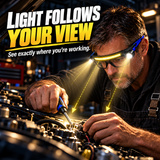 Hands-Free LED Light Glasses