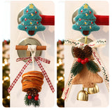 Cozy Christmas Door Handle Covers – Cute Anti-Static Holiday Handle Sleeves