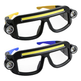 Hands-Free LED Light Glasses – Rechargeable 5-Mode Headlamp for Outdoor Adventures & DIY Work