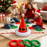 Christmas Inflatable Ring Toss Game – Fun Holiday Party Game for Kids & Family