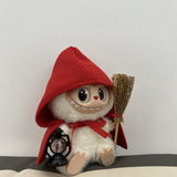 Christmas Red Riding Hood Outfit Set for Labubu – Cute Holiday Doll Costume & Accessories