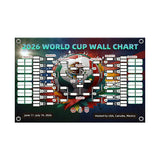 🏆 2026 World Cup Wall Chart – Interactive Match Tracker