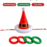 Christmas Inflatable Ring Toss Game – Fun Holiday Party Game for Kids & Family
