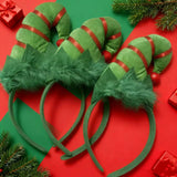 Light-Up Christmas Elf Hat Headband – Festive LED Holiday Party Accessory
