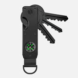 Everyday EDC Key Organizer – Compact Multi-Key Holder with Compass & AirTag-Compatible Design