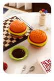 Christmas Burger Snack Plate Set – Stackable Serving & Dip Dishes