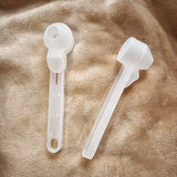 3-in-1 No-Spill Coffee Scoop – Measuring Spoon with Built-in Leveler & Funnel