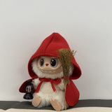 Christmas Red Riding Hood Outfit Set for Labubu – Cute Holiday Doll Costume & Accessories