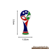 2026 World Cup Metal Pin Badge