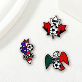 🌎 World Cup Soccer Commemorative Pins – USA, Canada & Mexico