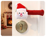 Cozy Christmas Door Handle Covers – Cute Anti-Static Holiday Handle Sleeves