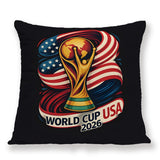 🌎 2026 FIFA World Cup Themed Throw Pillows – Premium Collectible Set