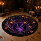 Tapis d'Halloween à illusion 3D – Paillasson portail effrayant pour décoration de maison hantée