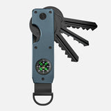 Everyday EDC Key Organizer – Compact Multi-Key Holder with Compass & AirTag-Compatible Design