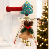 Cozy Christmas Door Handle Covers – Cute Anti-Static Holiday Handle Sleeves