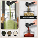 3-in-1 No-Spill Coffee Scoop – Measuring Spoon with Built-in Leveler & Funnel