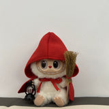 Christmas Red Riding Hood Outfit Set for Labubu – Cute Holiday Doll Costume & Accessories