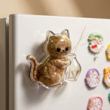 ForeverPaws™ Pet Fur Keepsake – Personalized Pet Memorial Keychain & Fridge Magnet