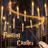Magic Wand Floating Candles – 12PCS Halloween LED Candle Set