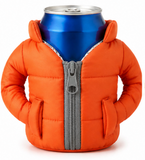 Mini Puffer Beer Cozy – World Cup Edition 🍺⚽