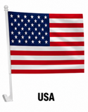 🇺🇸 World Cup Fan Flags – Car & Window Display