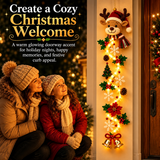 🎄 Glowing Christmas Door Hanger – Light Up Your Home with Holiday Magic