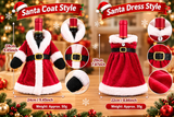 🎅 Santa Claus Wine Bottle Cover – Festive Christmas Wine Gift Bag & Holiday Table Decoration