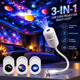 GalaxyGlow™ USB Star Projector – Bring the Universe Home