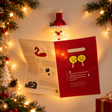 Christmas Santa Reading Newspaper Light – Cozy LED Holiday Wall Decor