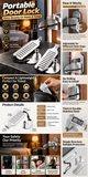 Portable Travel Door Lock – Extra Security for Hotels, Airbnb & Solo Travelers