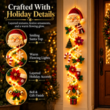 🎄 Glowing Christmas Door Hanger – Light Up Your Home with Holiday Magic